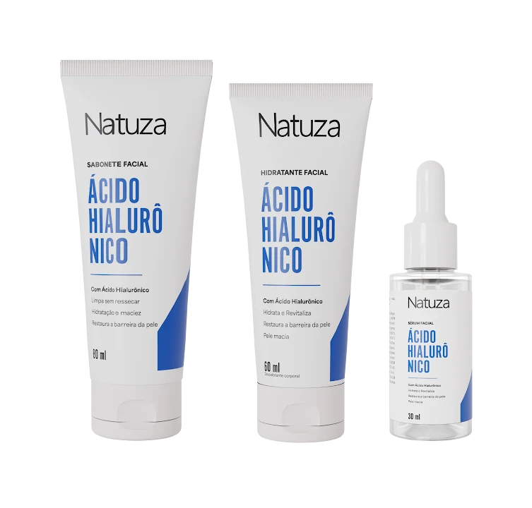 Linha facial Ácido Hialurônico Natuza